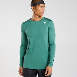 GYMSHARK: SPORT SEAMLESS LONG SLEEVE T-SHIRT (Slim Fit)